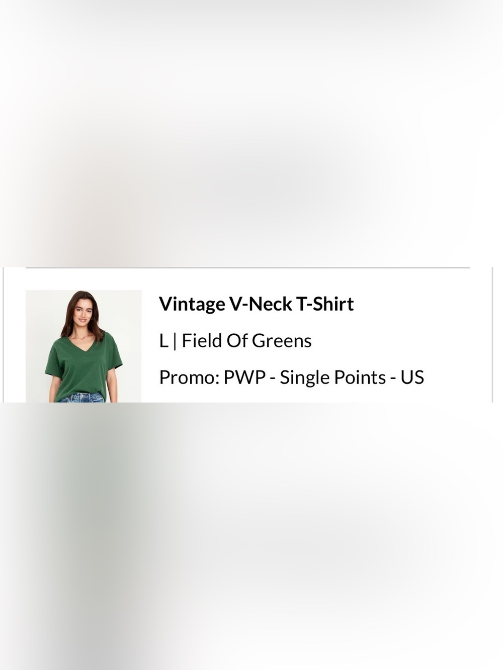 Old Navy Green V-Neck T-Shirt